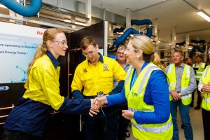 Annastacia Palaszczuk visiting the Hydrogen Centre of Excellence at Beenleigh